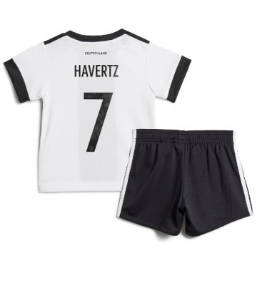 Tyskland Kai Havertz #7 Hemmaställ Barn VM 2022 Kortärmad (+ Korta byxor)